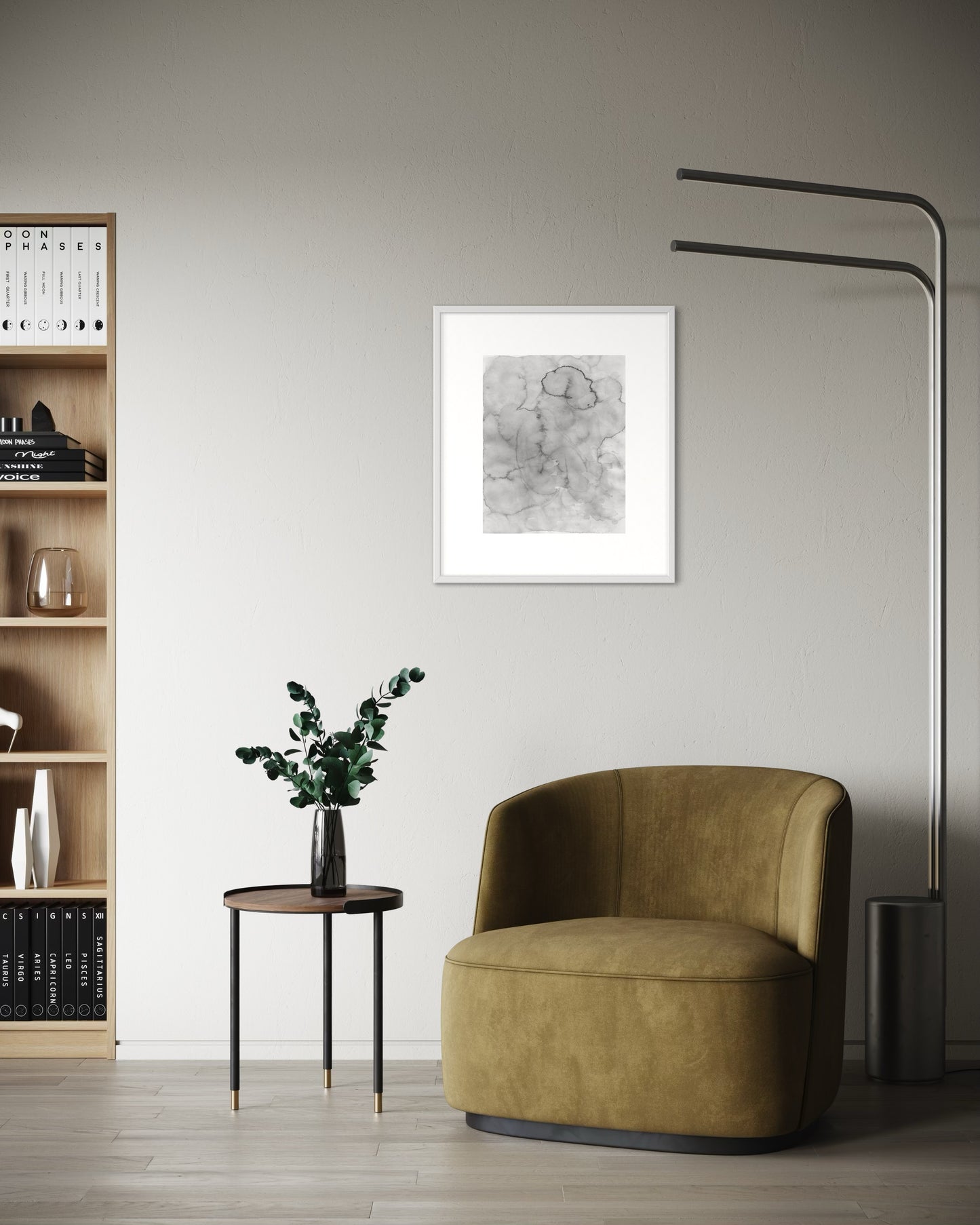 Acuarela Gris Manchada